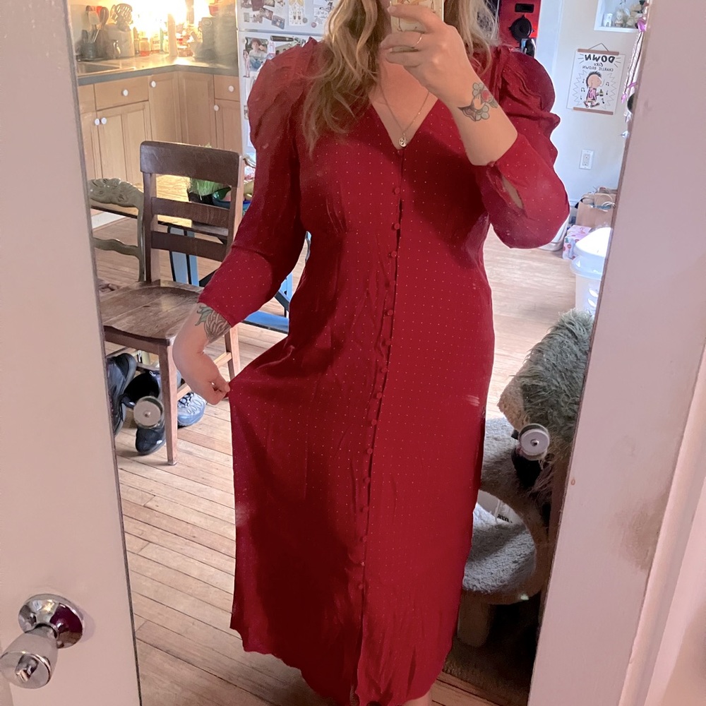 ❤️ Vibrant Red Dress❤️